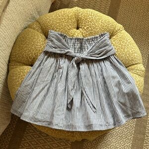 Club Monaco Blue & White Skirt